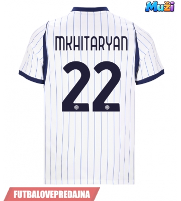 Lacne Muži Futbalové dres Inter Milan Henrikh Mkhitaryan #22 2026-27 Krátky Rukáv - Preč